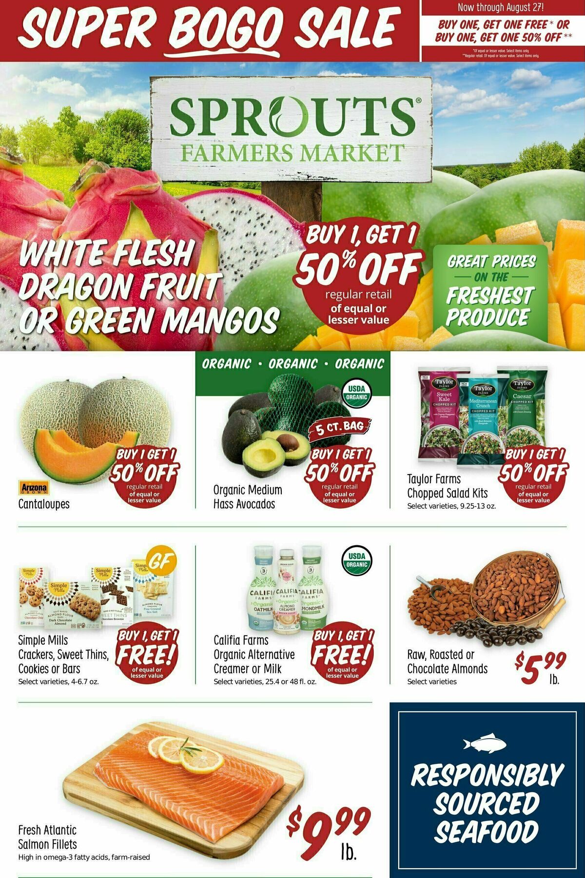 Sprouts Farmers Market Weekly Ad from August 21