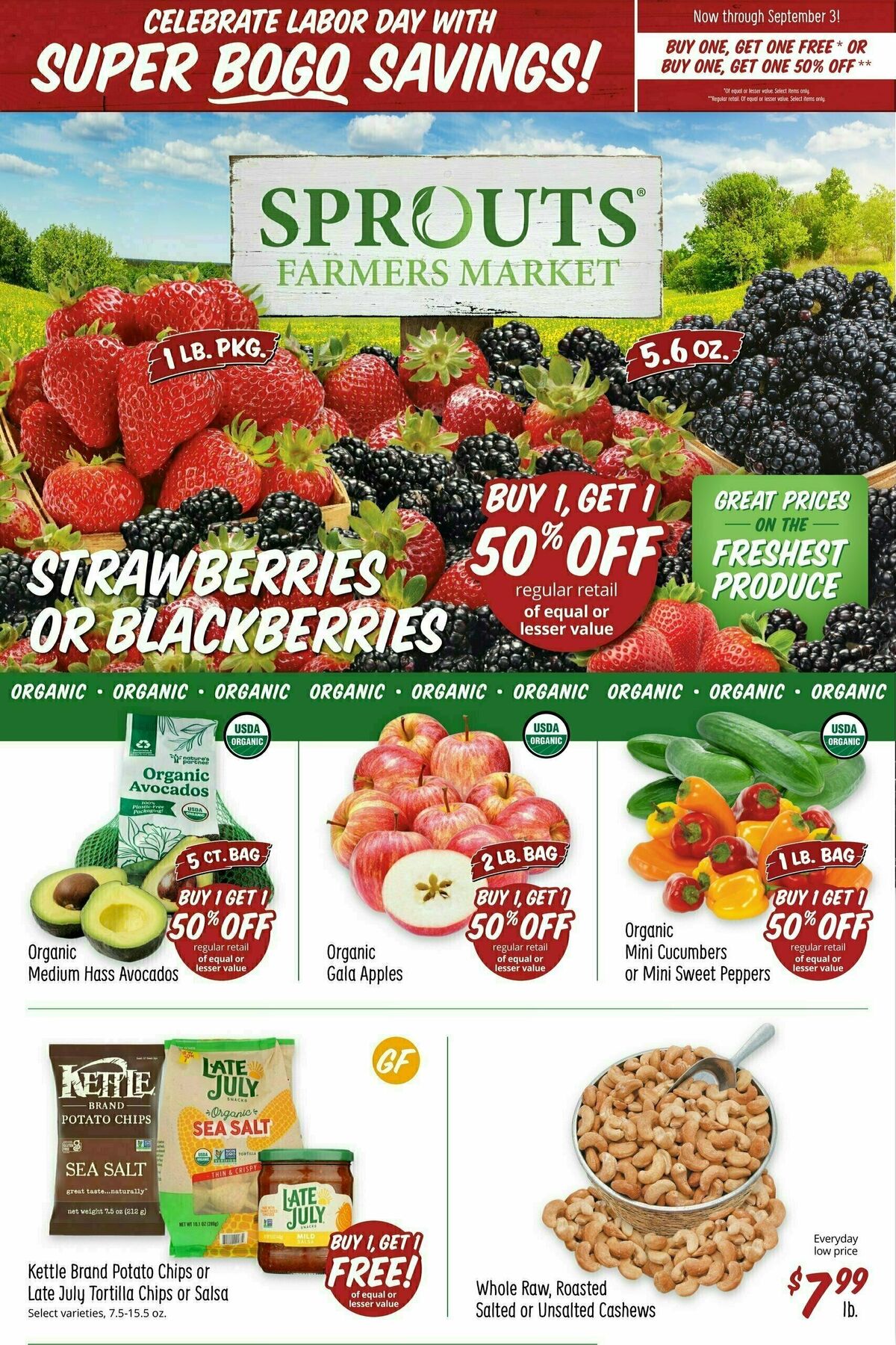 Sprouts Farmers Market Weekly Ad from August 28