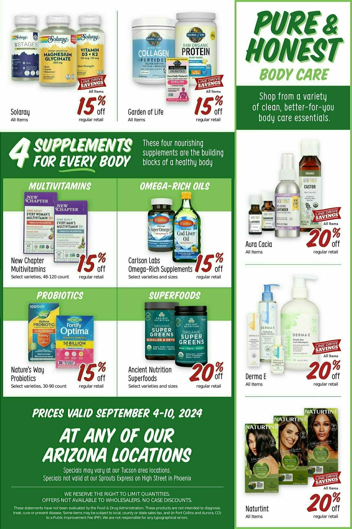 Sprouts Farmers Market Weekly Ad from September 4