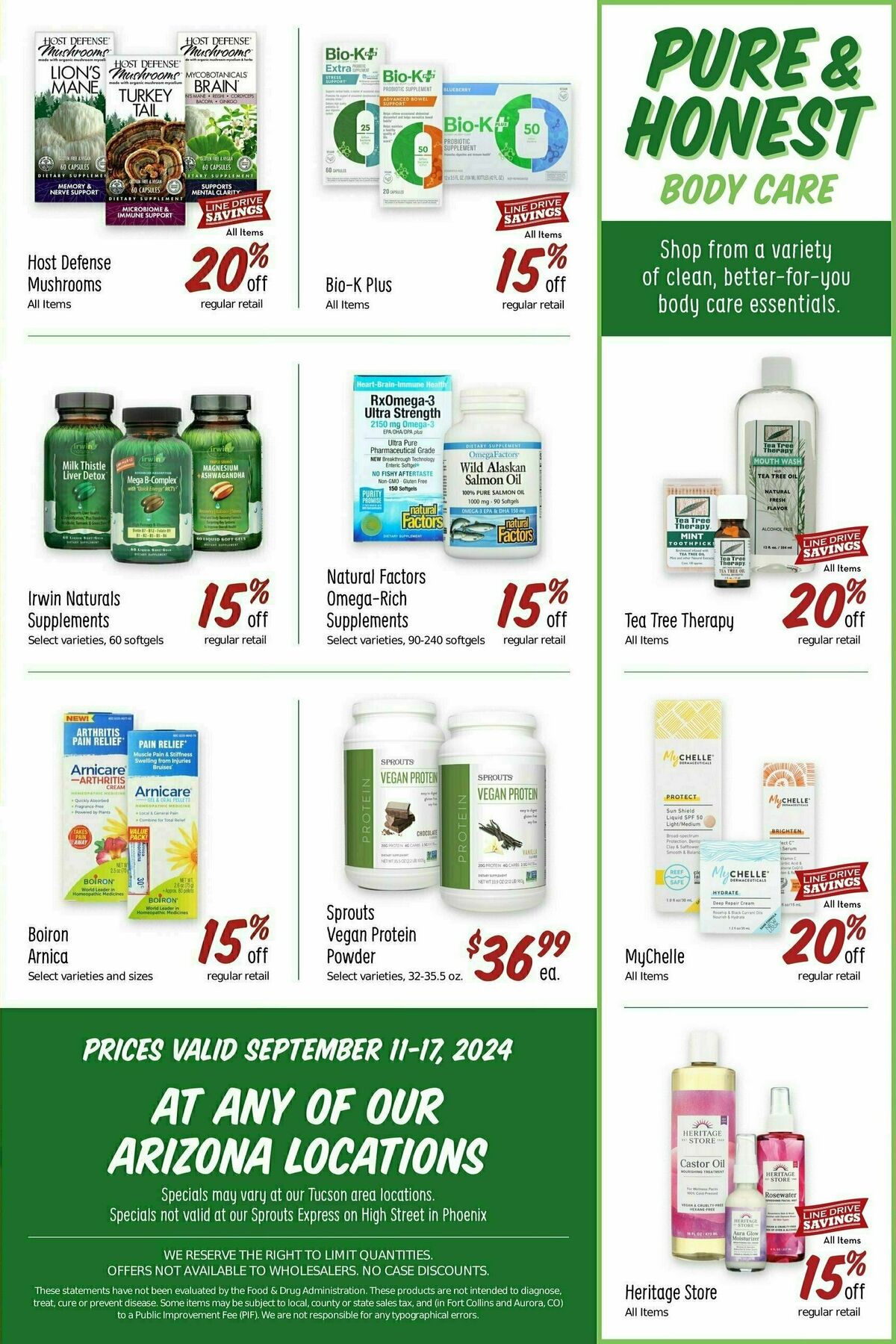 Sprouts Farmers Market Weekly Ad from September 11