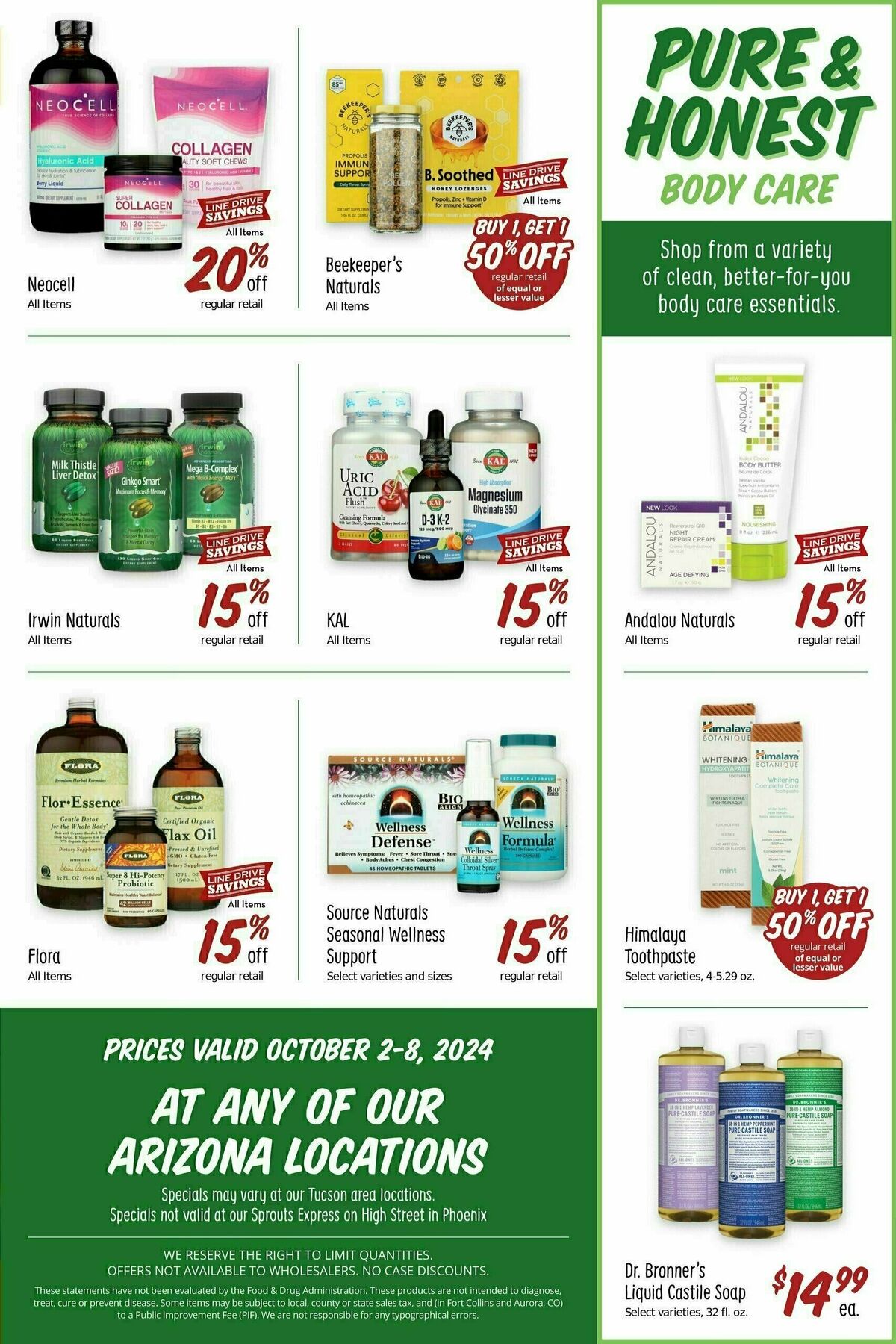 Sprouts Farmers Market Weekly Ad from October 2