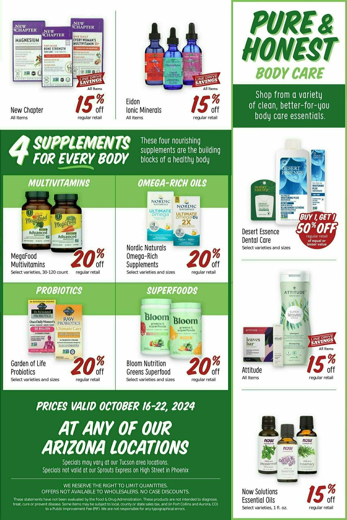 Sprouts Farmers Market Weekly Ad from October 16