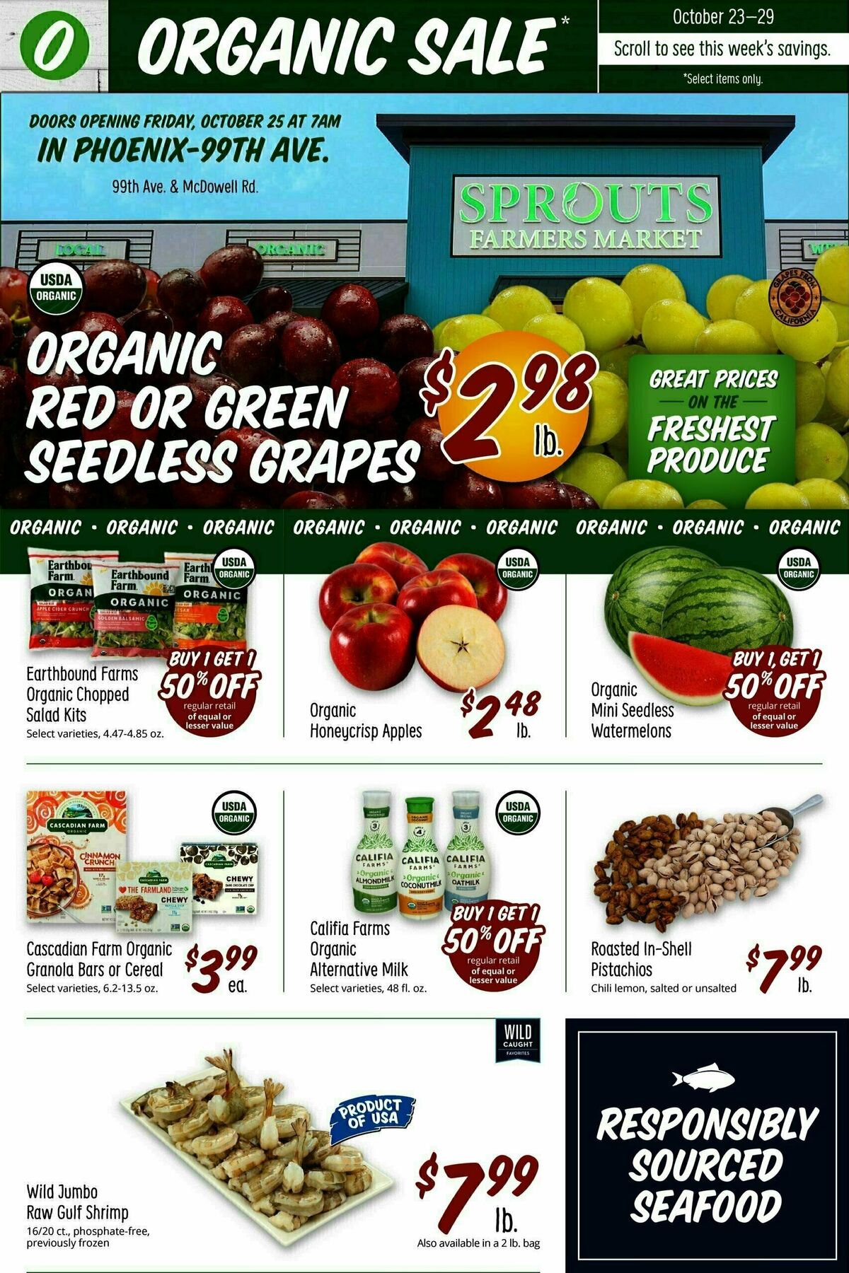 Sprouts Farmers Market Weekly Ad from October 23