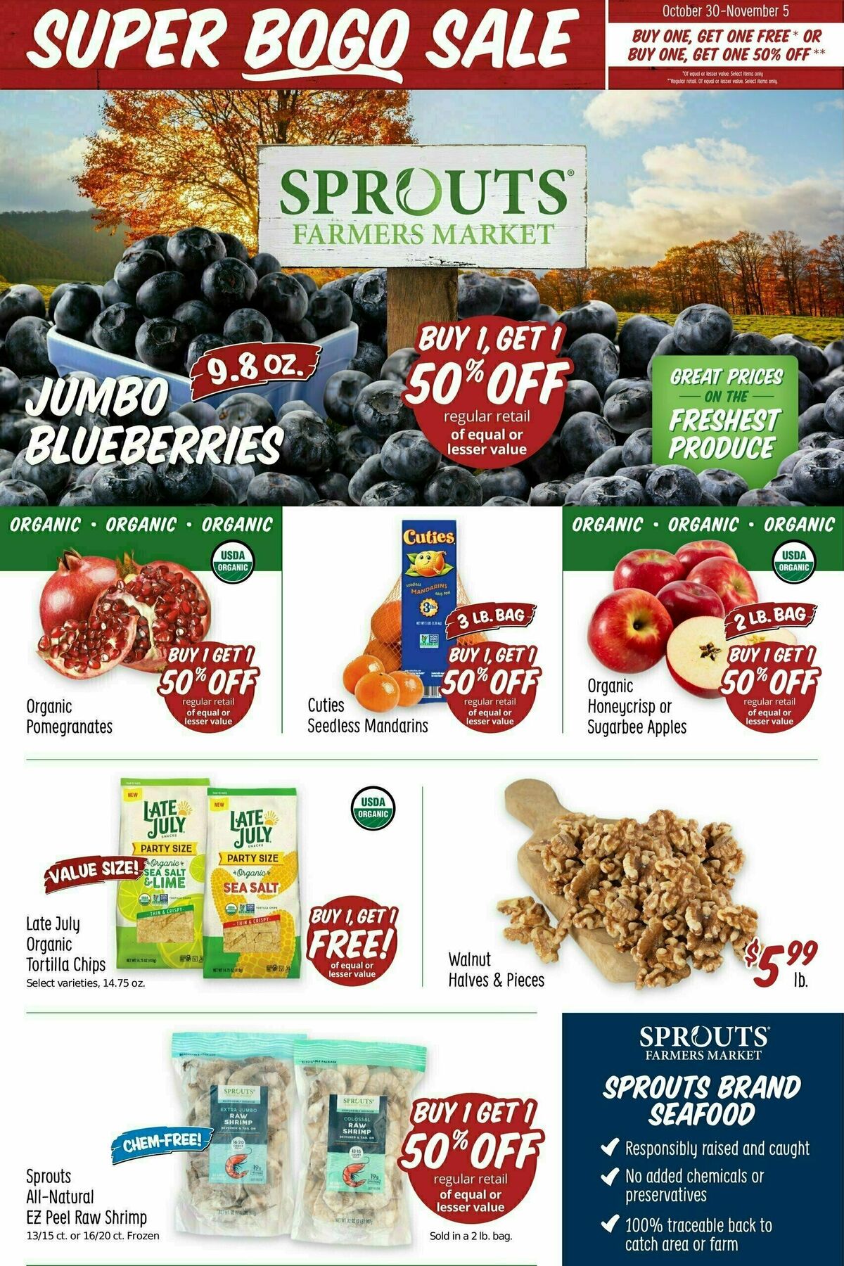 Sprouts Farmers Market Weekly Ad from October 30