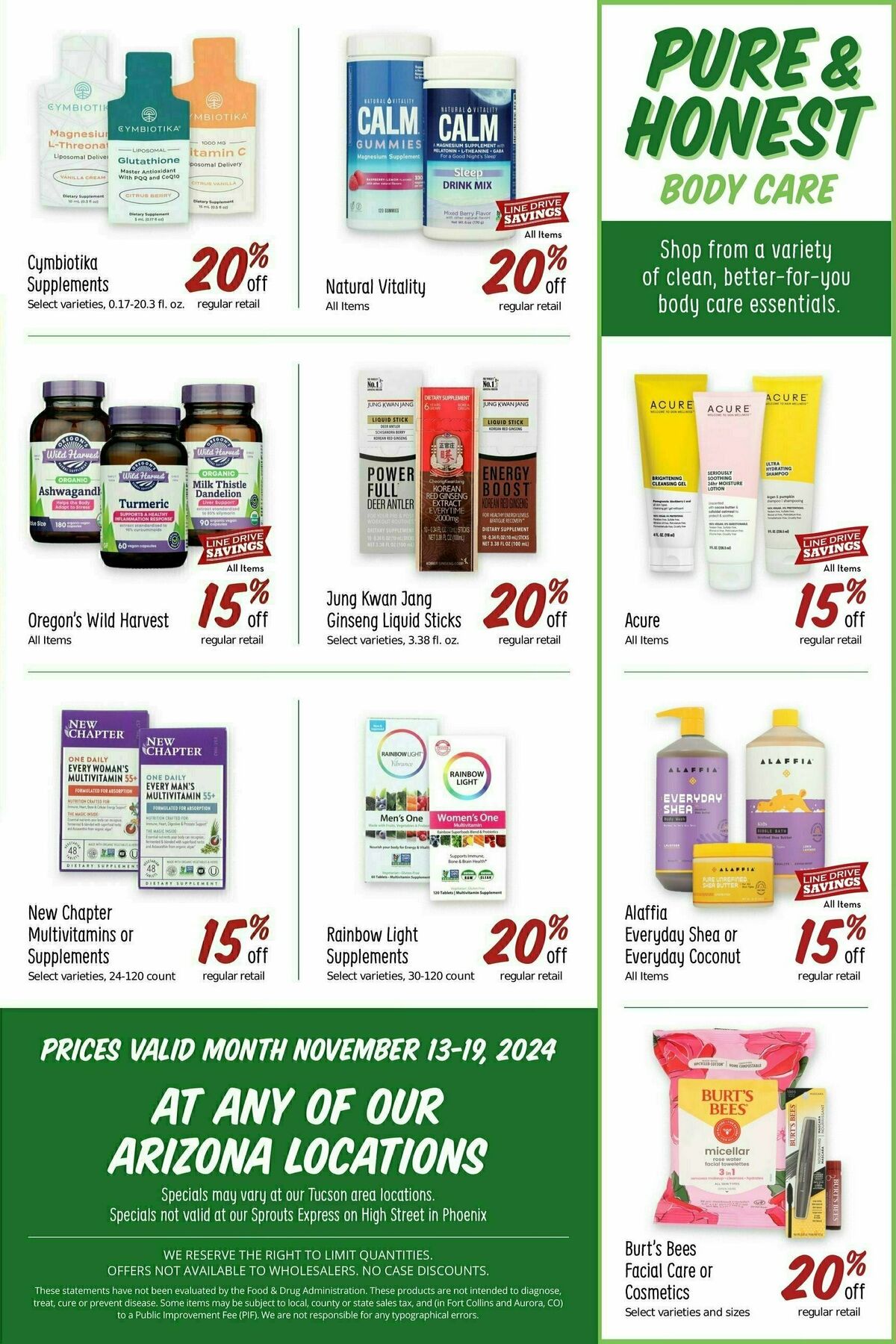 Sprouts Farmers Market Weekly Ad from November 13