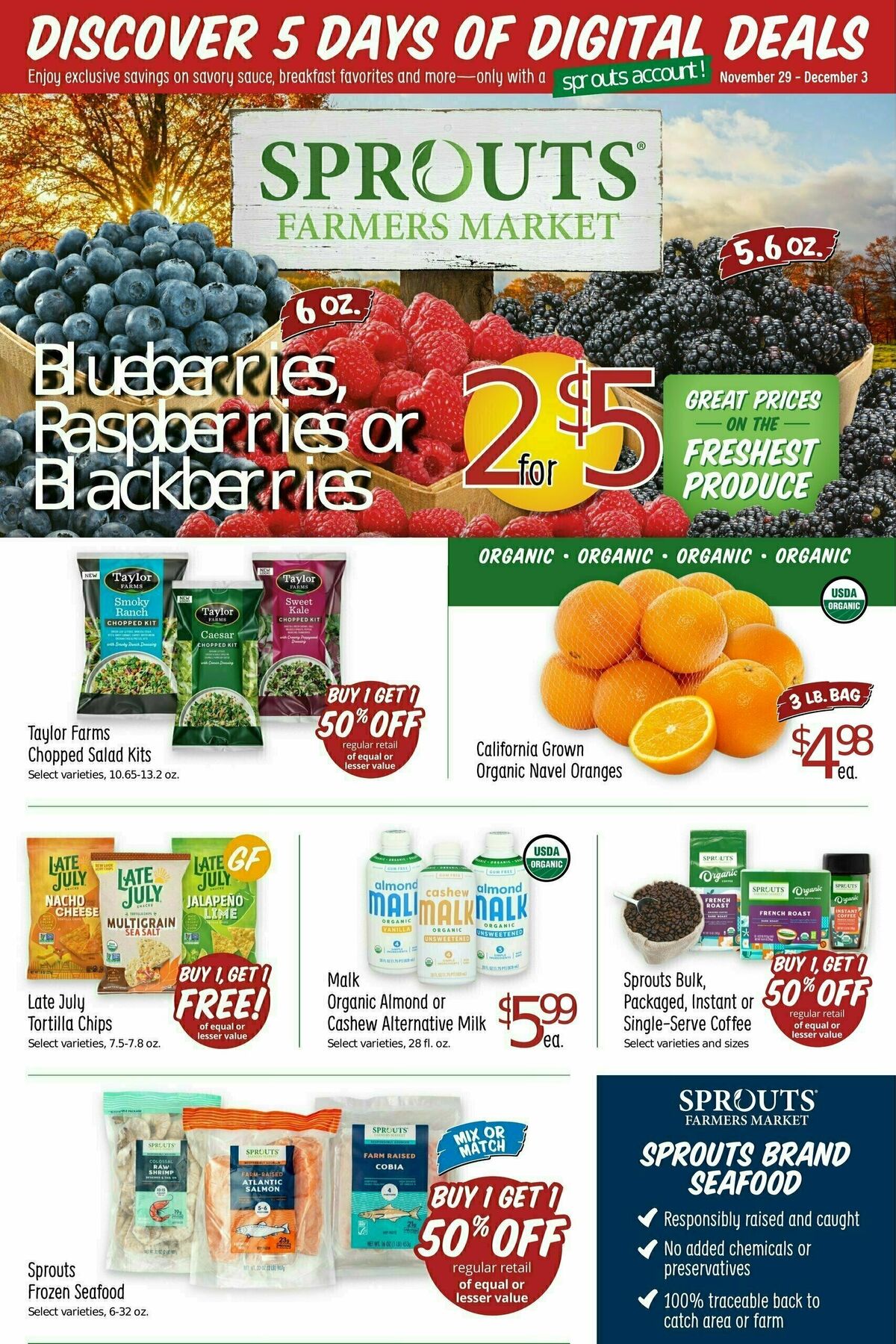 Sprouts Farmers Market Weekly Ad from November 29