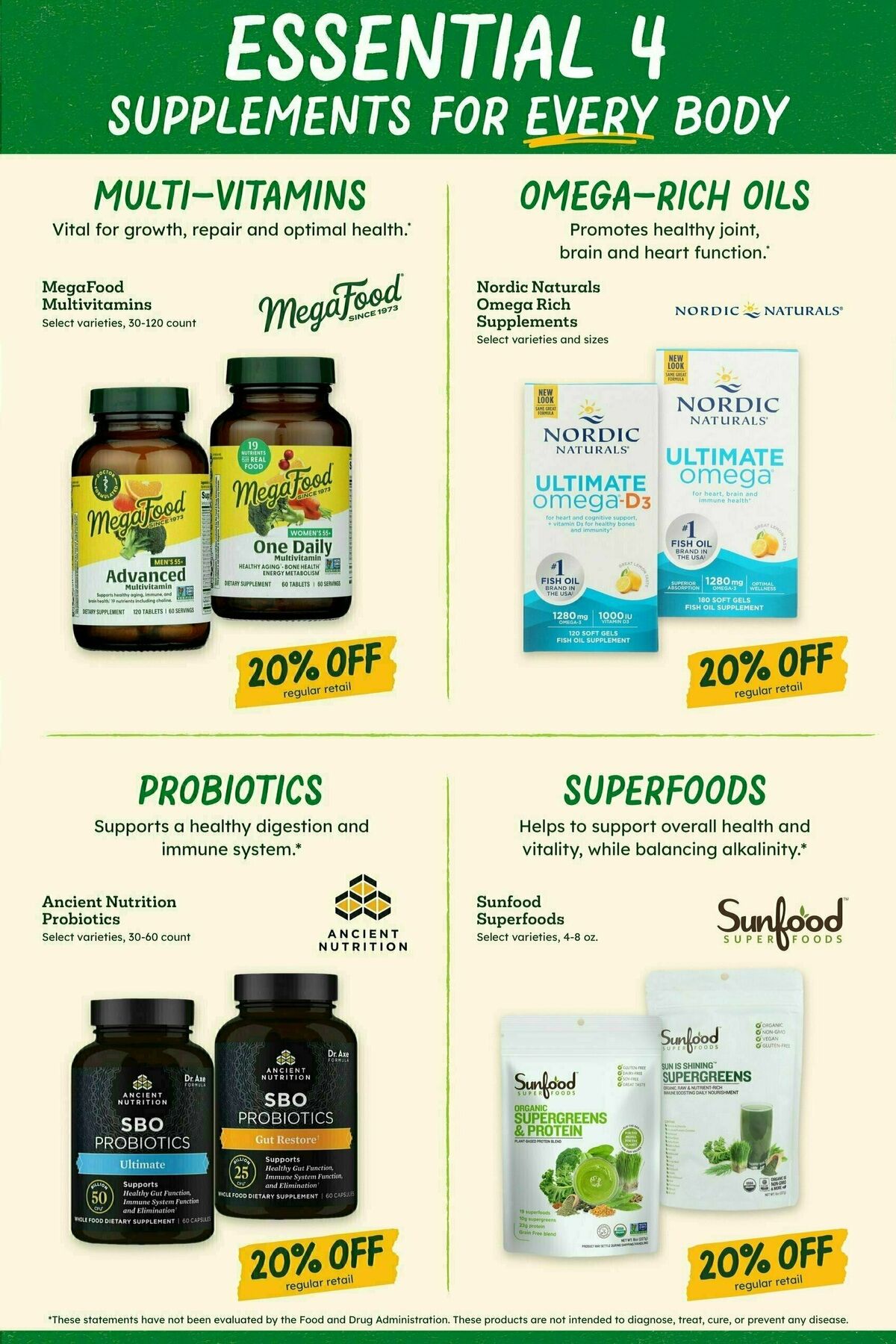 Sprouts Farmers Market Deals of the Month Weekly Ad from January 1