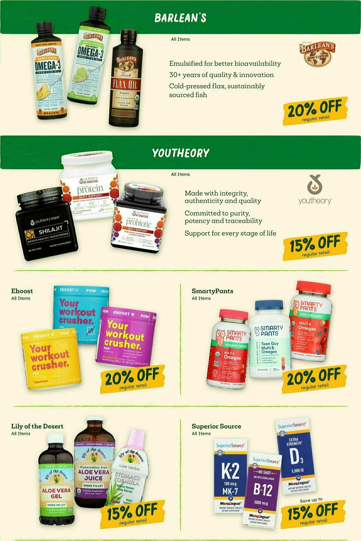 Sprouts Farmers Market Deals of the Month Weekly Ad from January 1