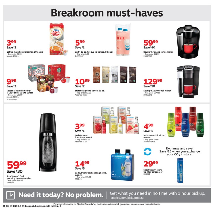 Staples Black Friday Weekly Ad from November 28