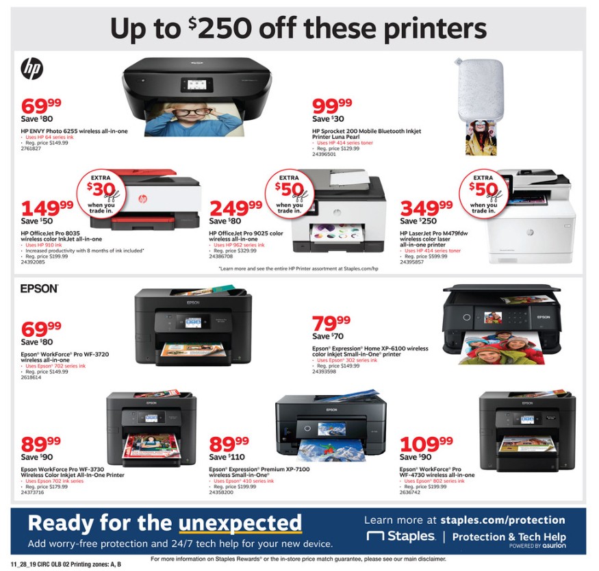 Staples Black Friday Weekly Ad from November 28