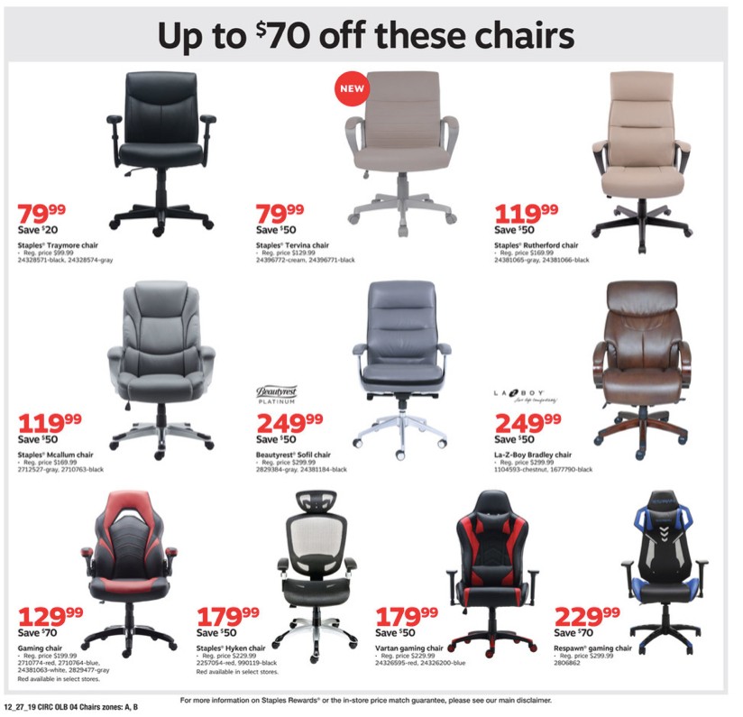 Staples Weekly Ad from December 27