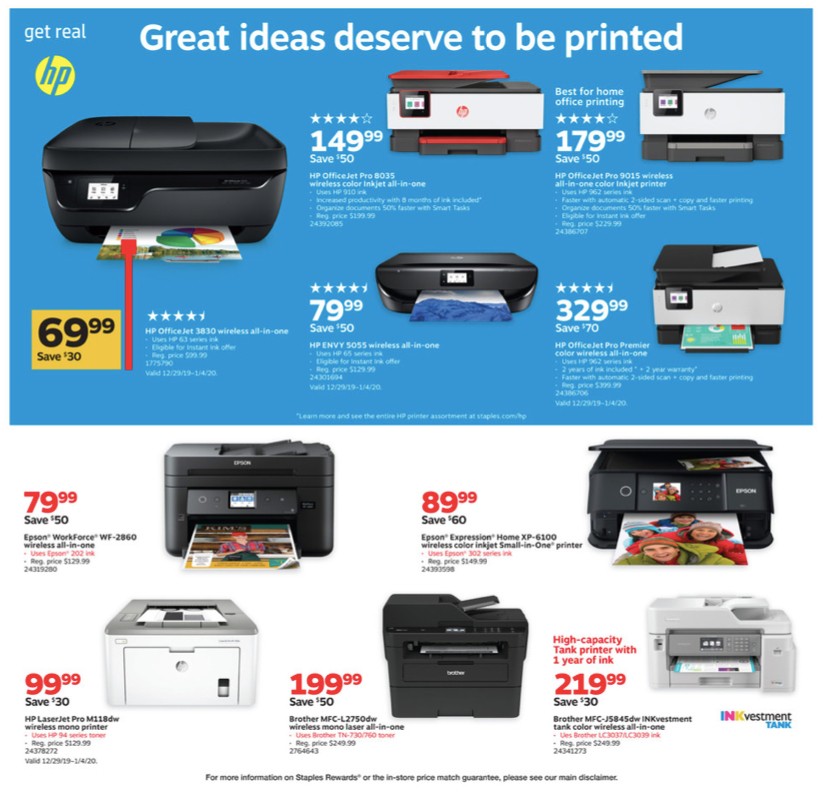 Staples Weekly Ad from December 27