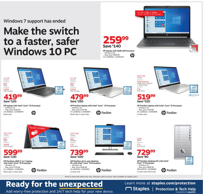 Staples Weekly Ad from February 2