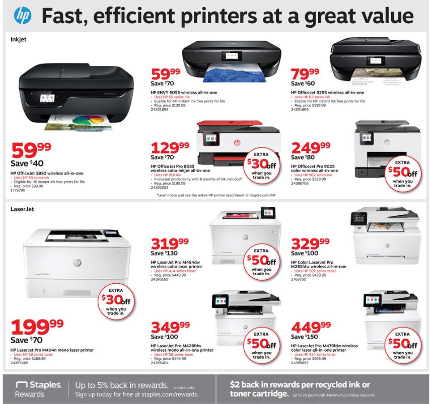 Staples Weekly Ad from February 2