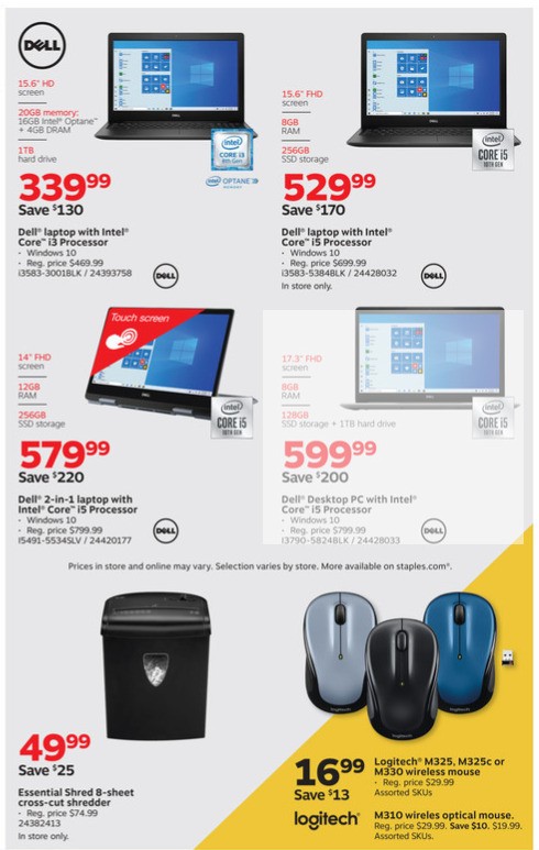 Staples Weekly Ad from March 8