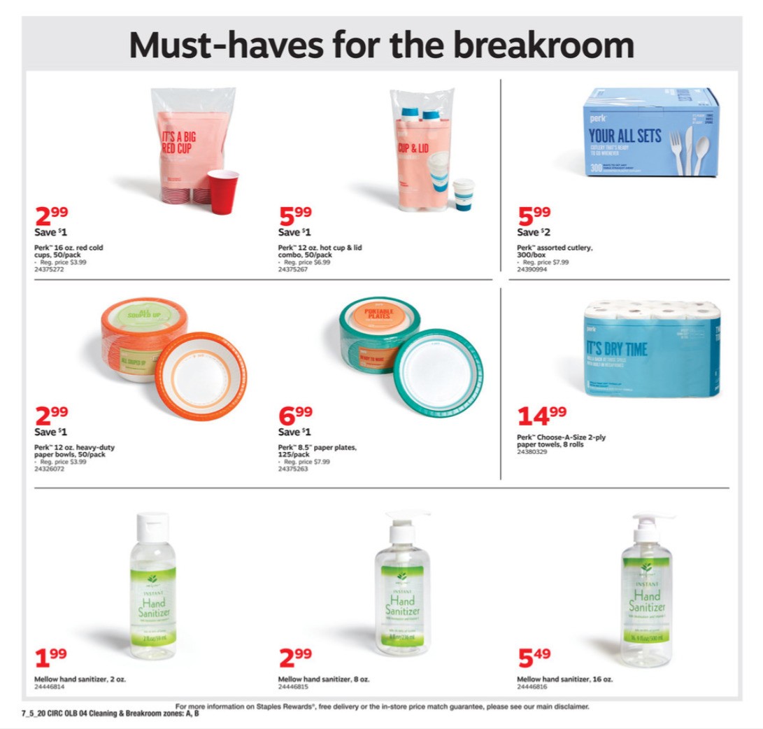 Staples Weekly Ad from July 5