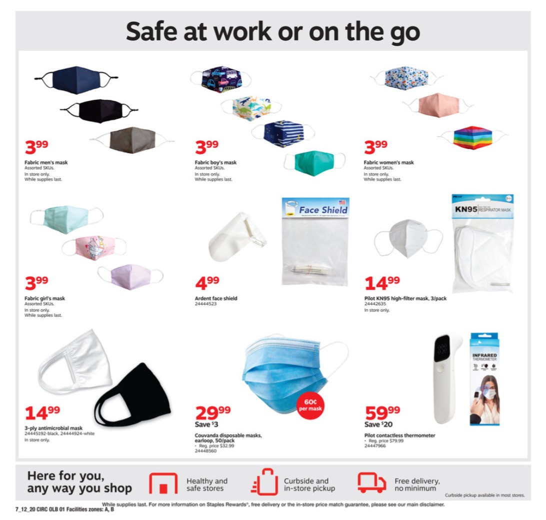 Staples Weekly Ad from July 12