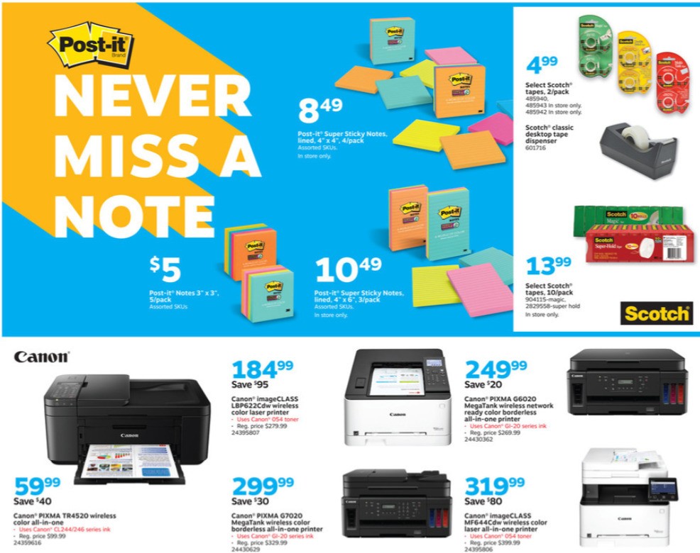 Staples Weekly Ad from July 26