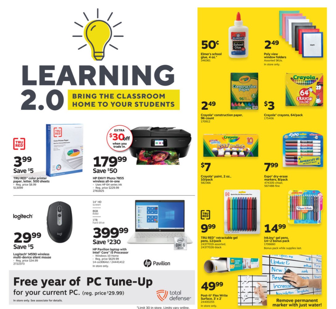 Staples Weekly Ad from August 2