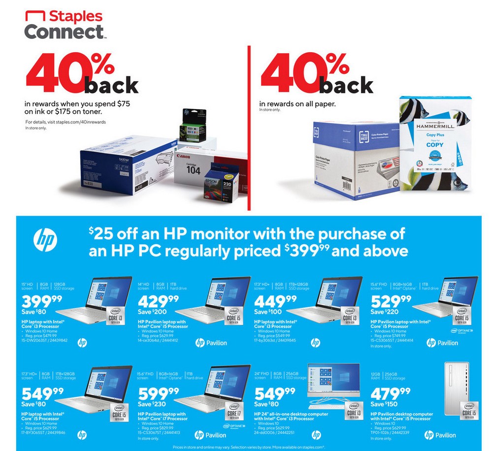 Staples Weekly Ad from September 6