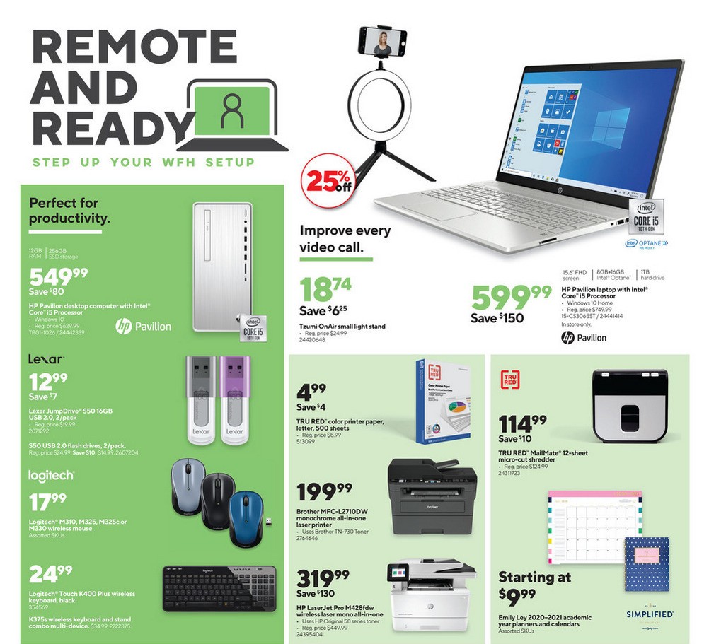 Staples Weekly Ad from September 27