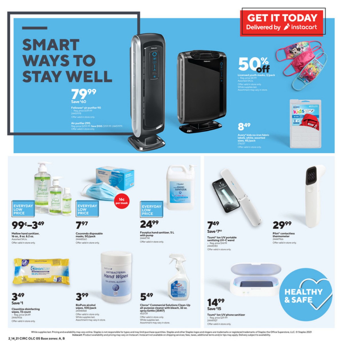 Staples Weekly Ad from February 7