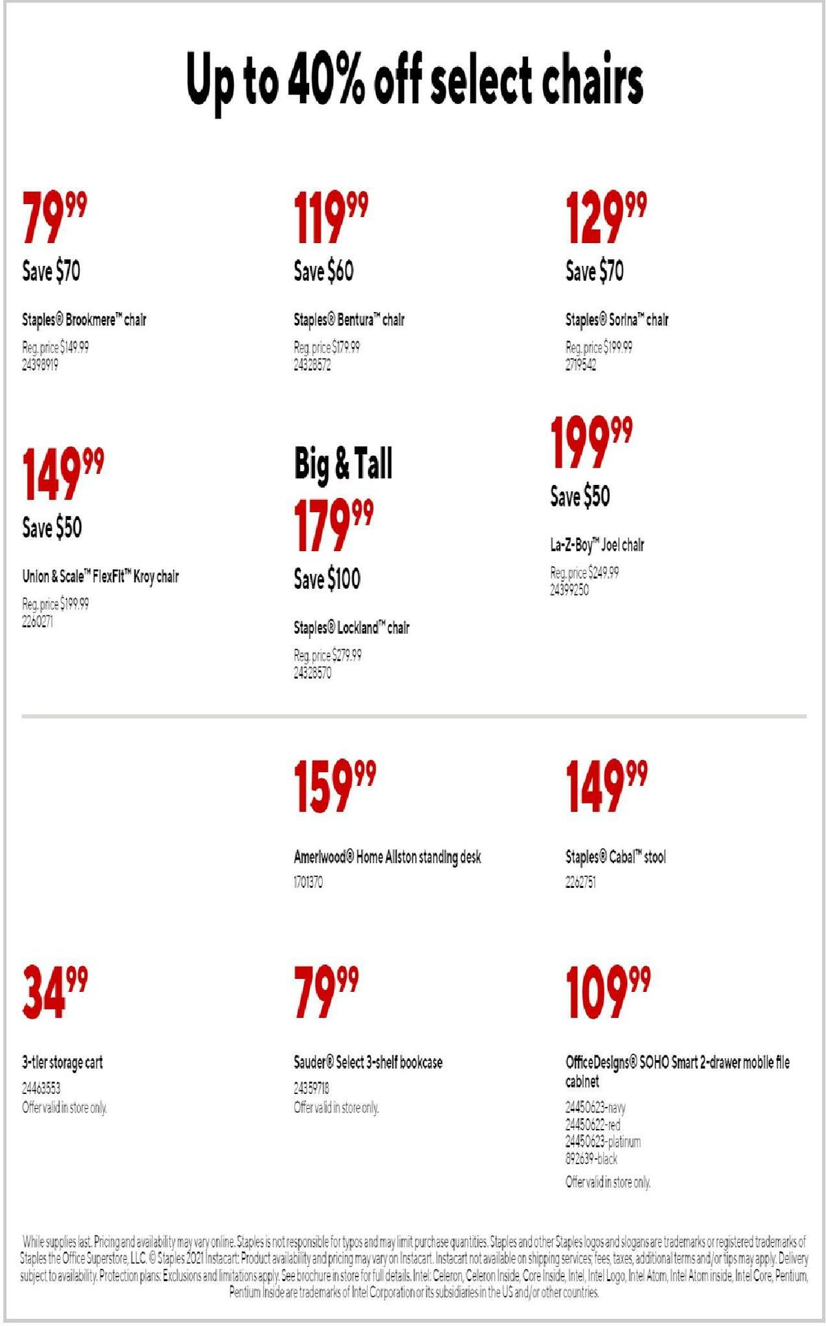 Staples Weekly Ad from August 15