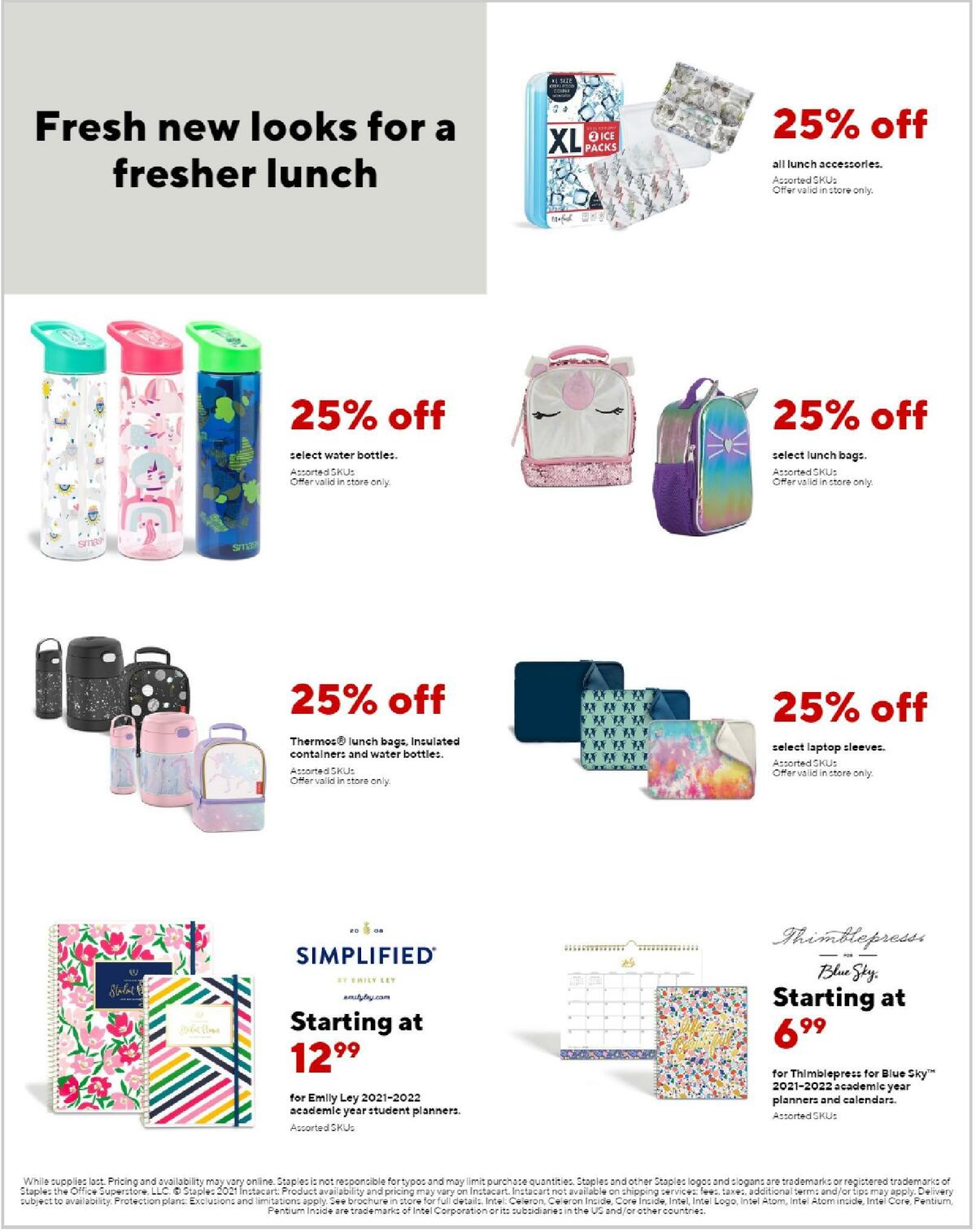 Staples Weekly Ad from August 15