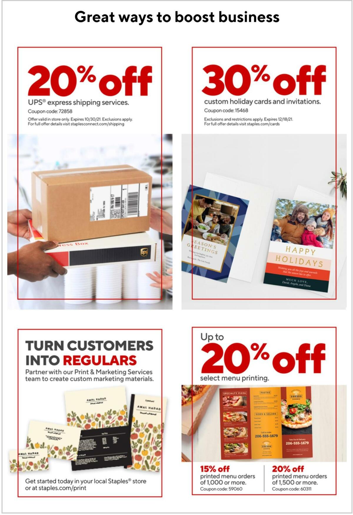 Staples Weekly Ad from September 26