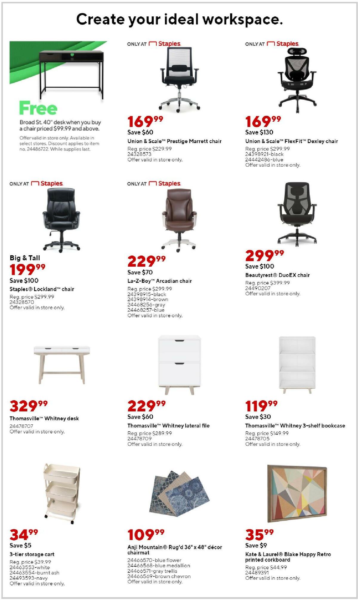 Staples Weekly Ad from June 12