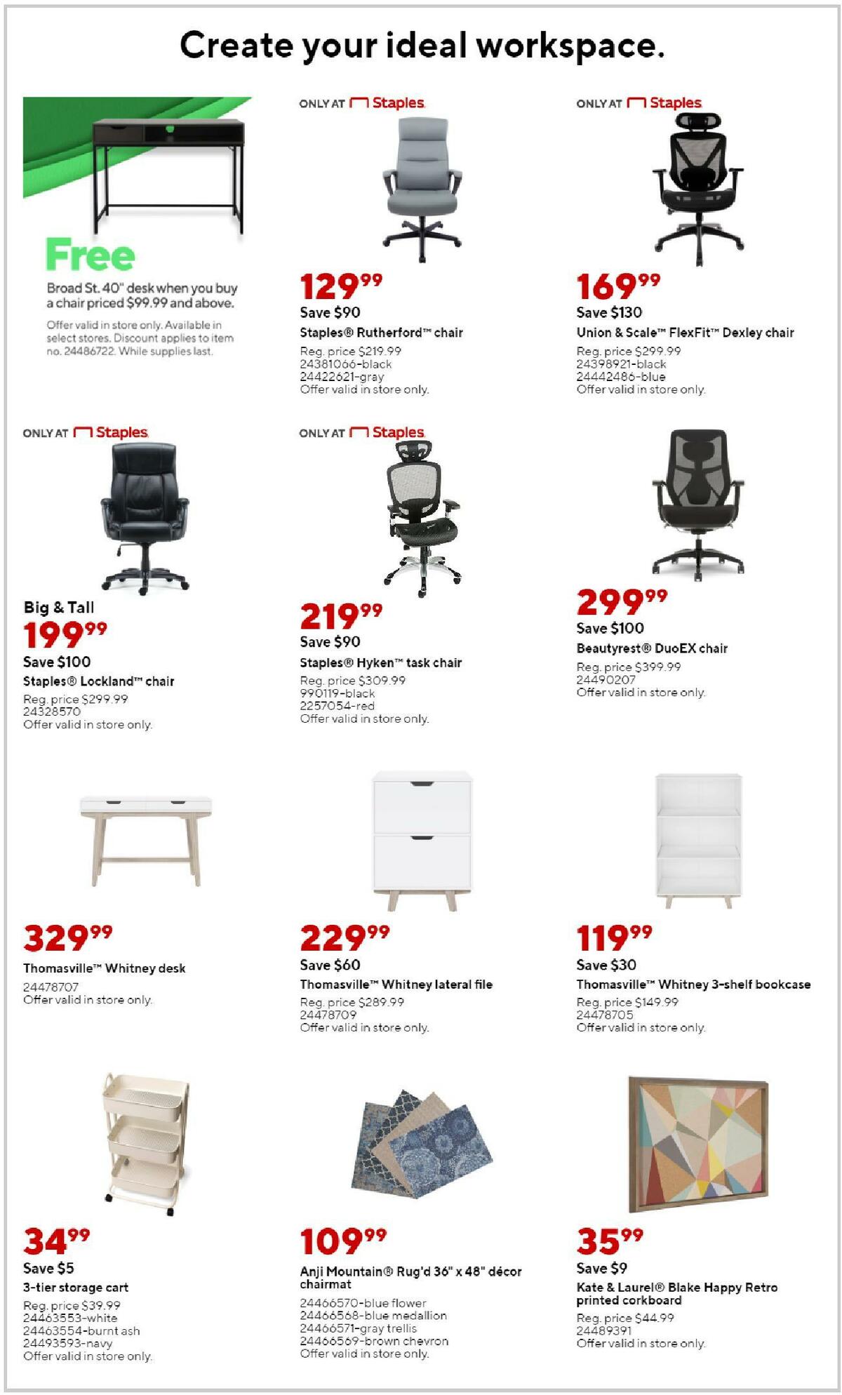 Staples Weekly Ad from June 19