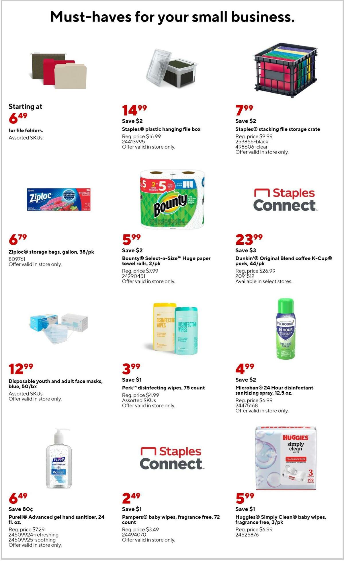 Staples Weekly Ad from September 11