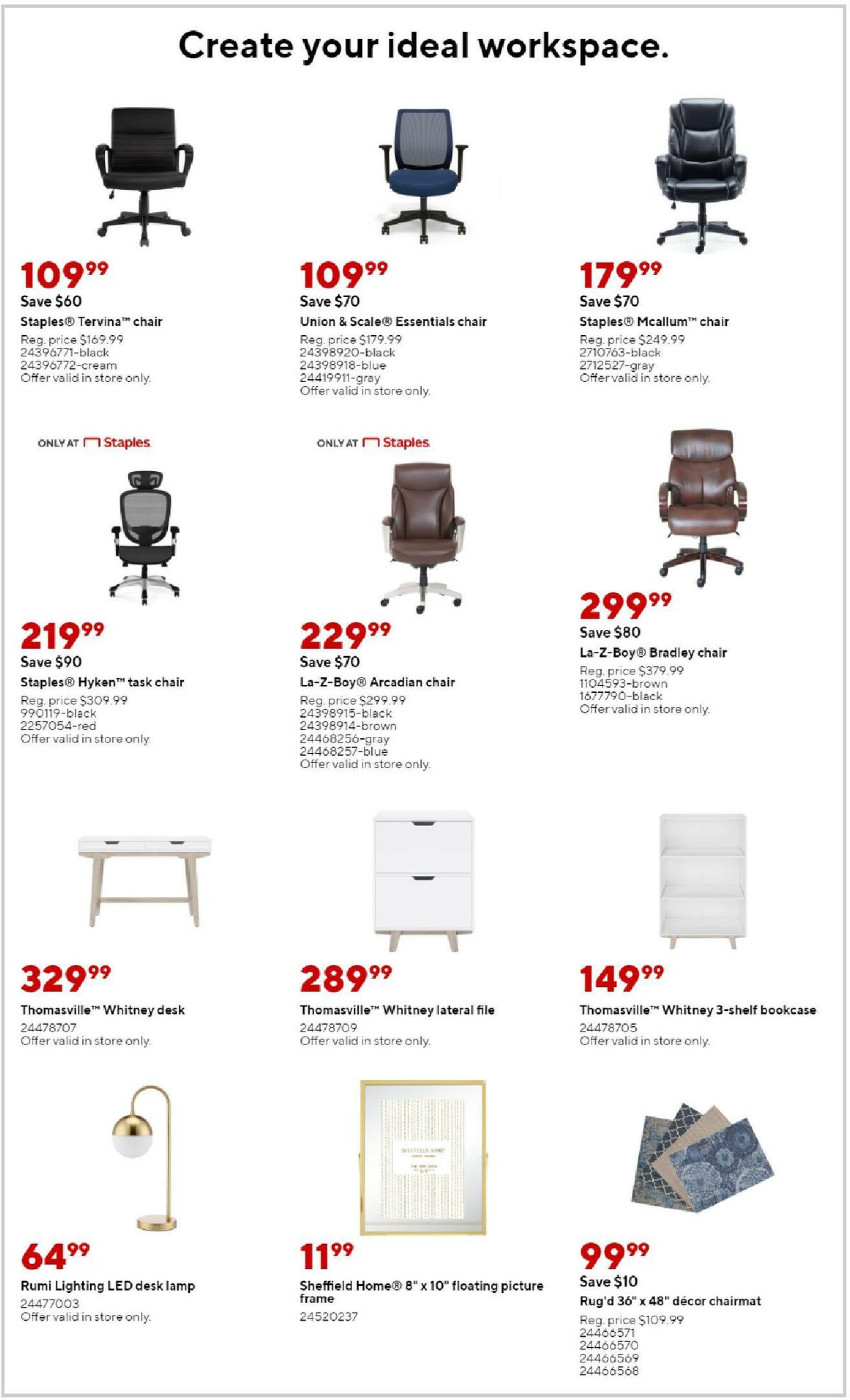 Staples Weekly Ad from September 18