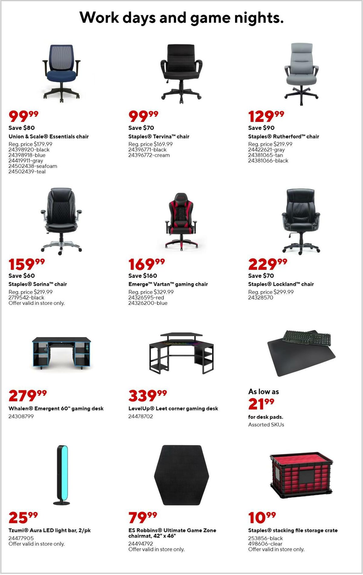 Staples Weekly Ad from November 27