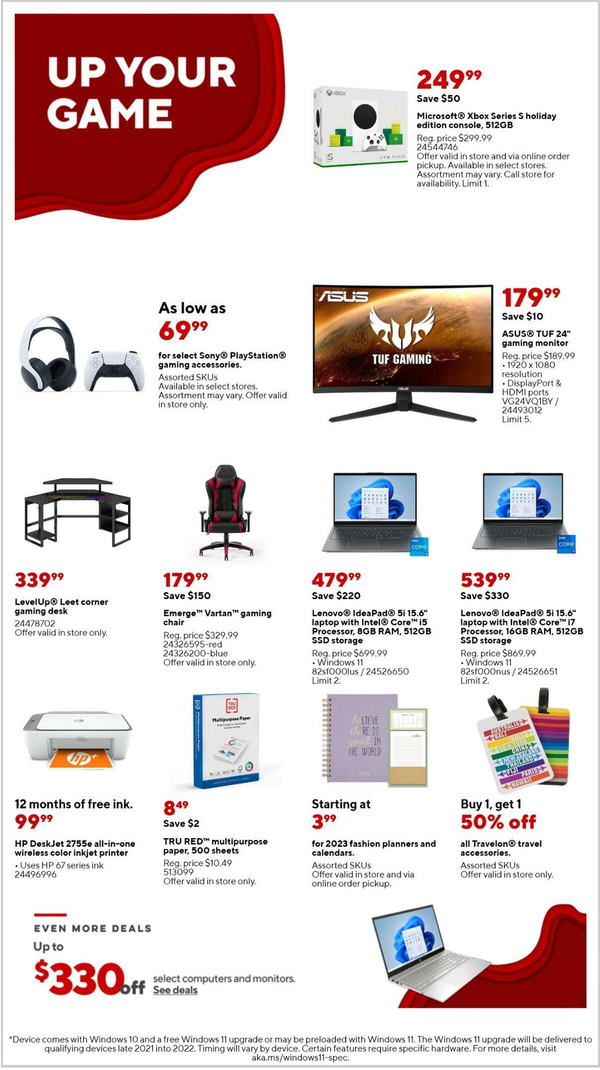 Staples Weekly Ad from December 25