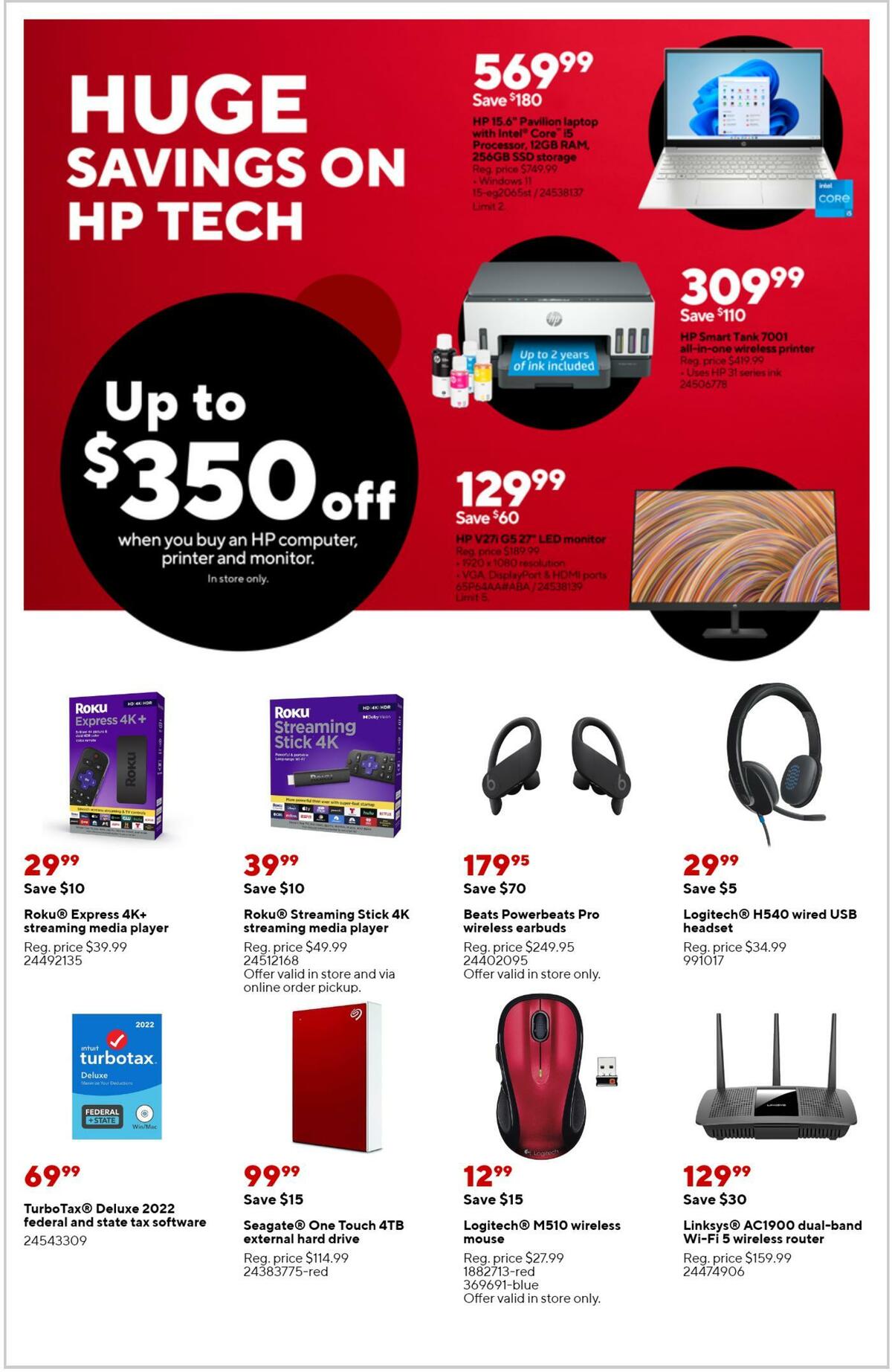 Staples Weekly Ad from December 25