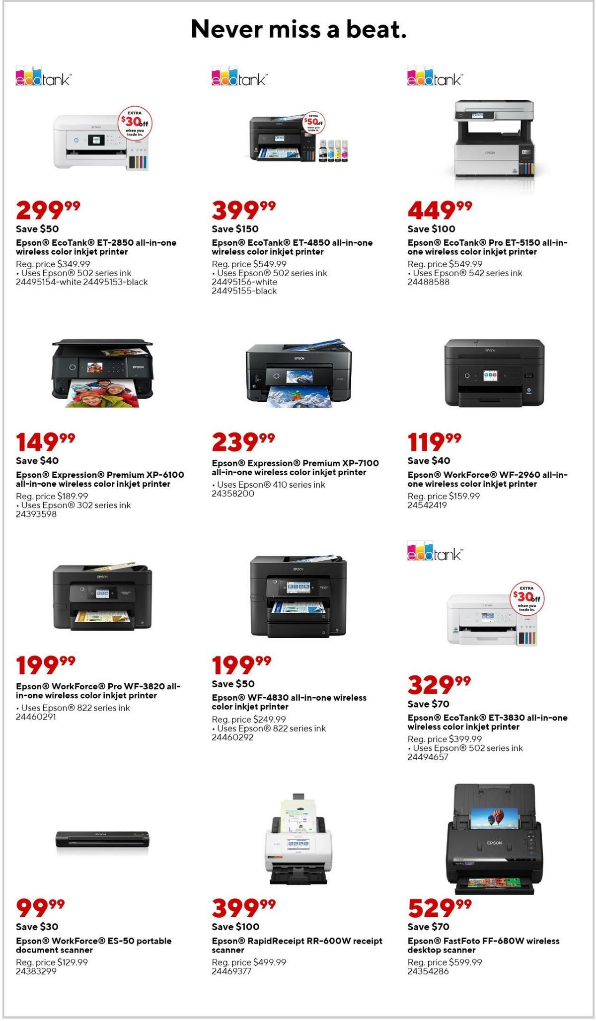 Staples Weekly Ad from January 8