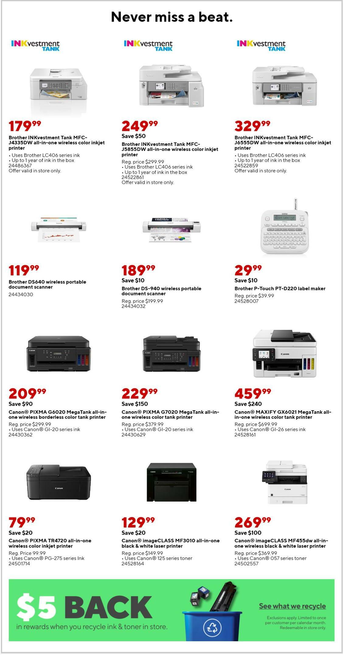 Staples Weekly Ad from May 21