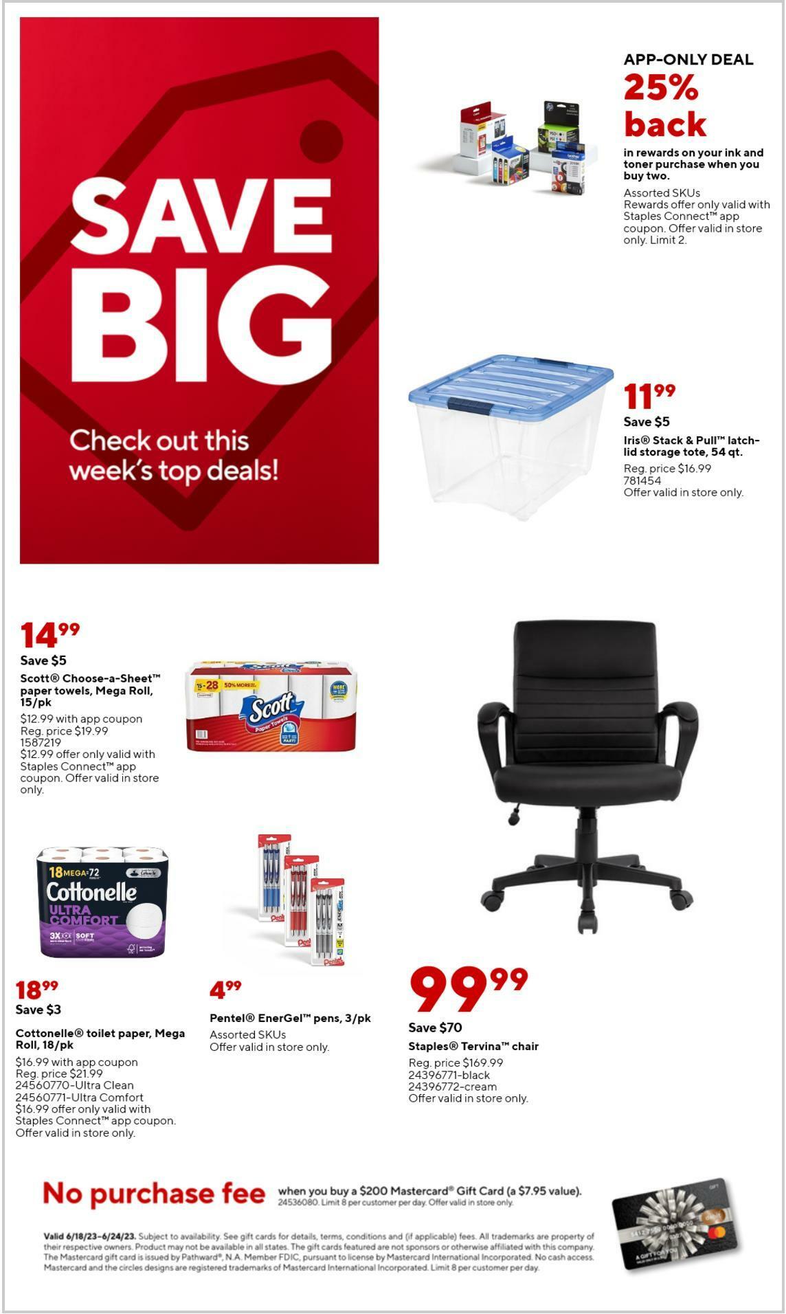 Staples Weekly Ad from June 18