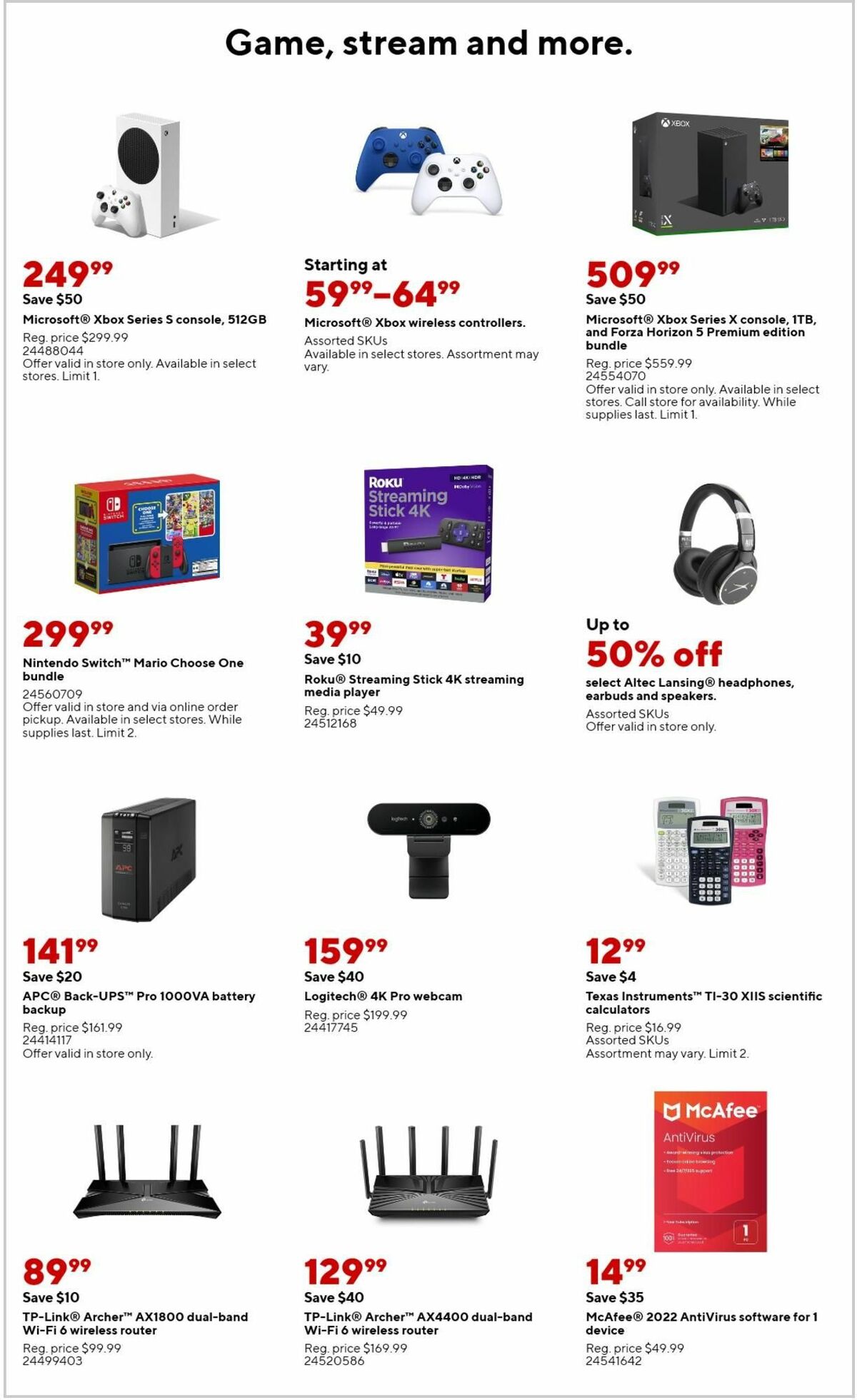 Staples Weekly Ad from July 16