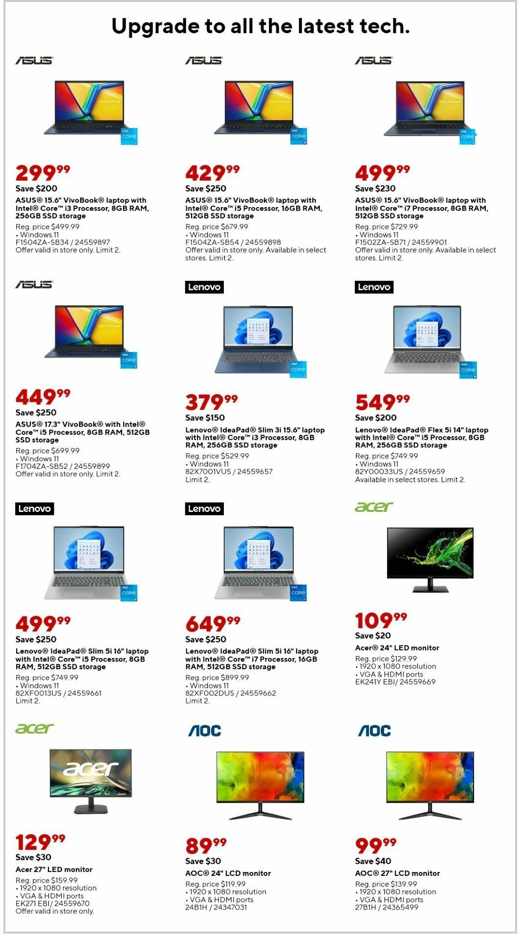 Staples Weekly Ad from July 30