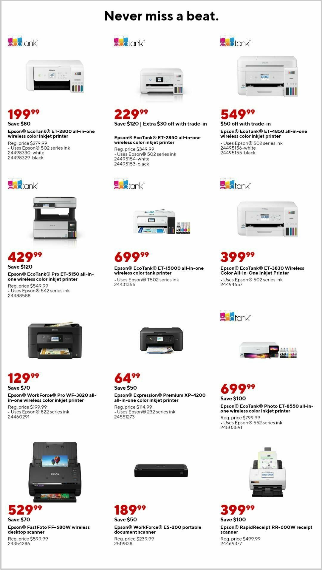 Staples Weekly Ad from July 30