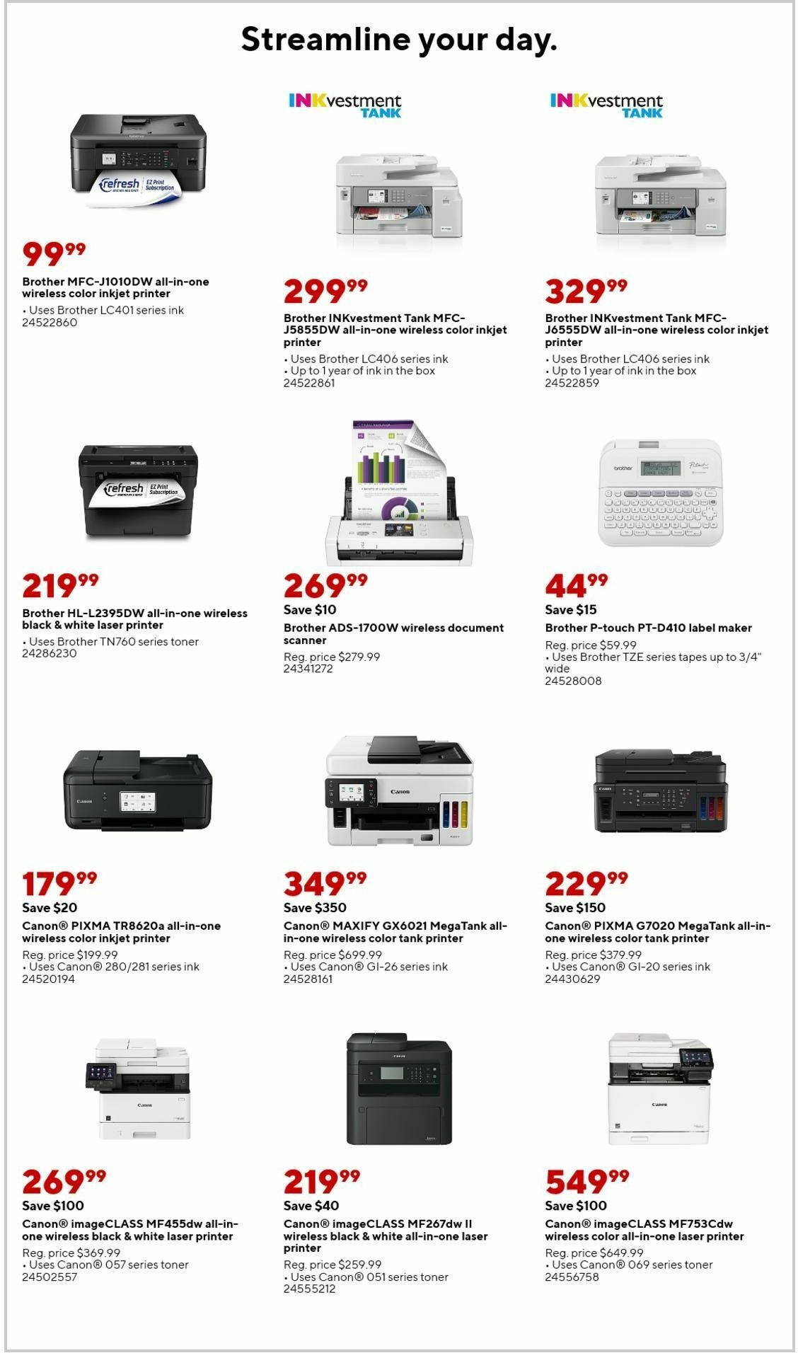 Staples Weekly Ad from July 30