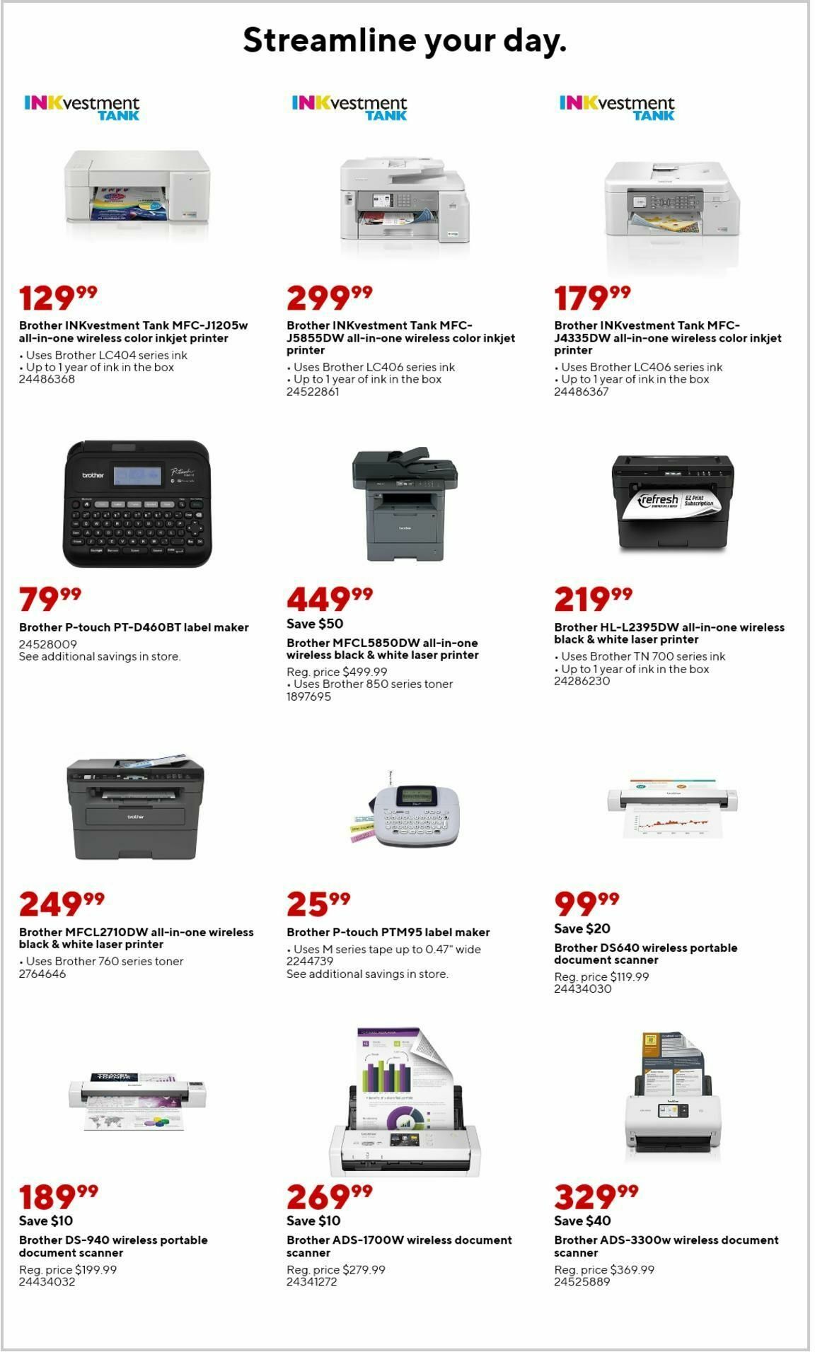 Staples Weekly Ad from August 6