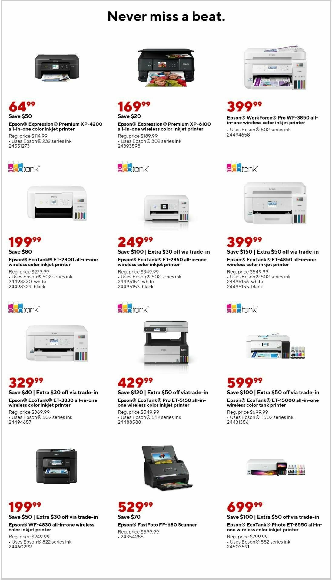 Staples Weekly Ad from August 20