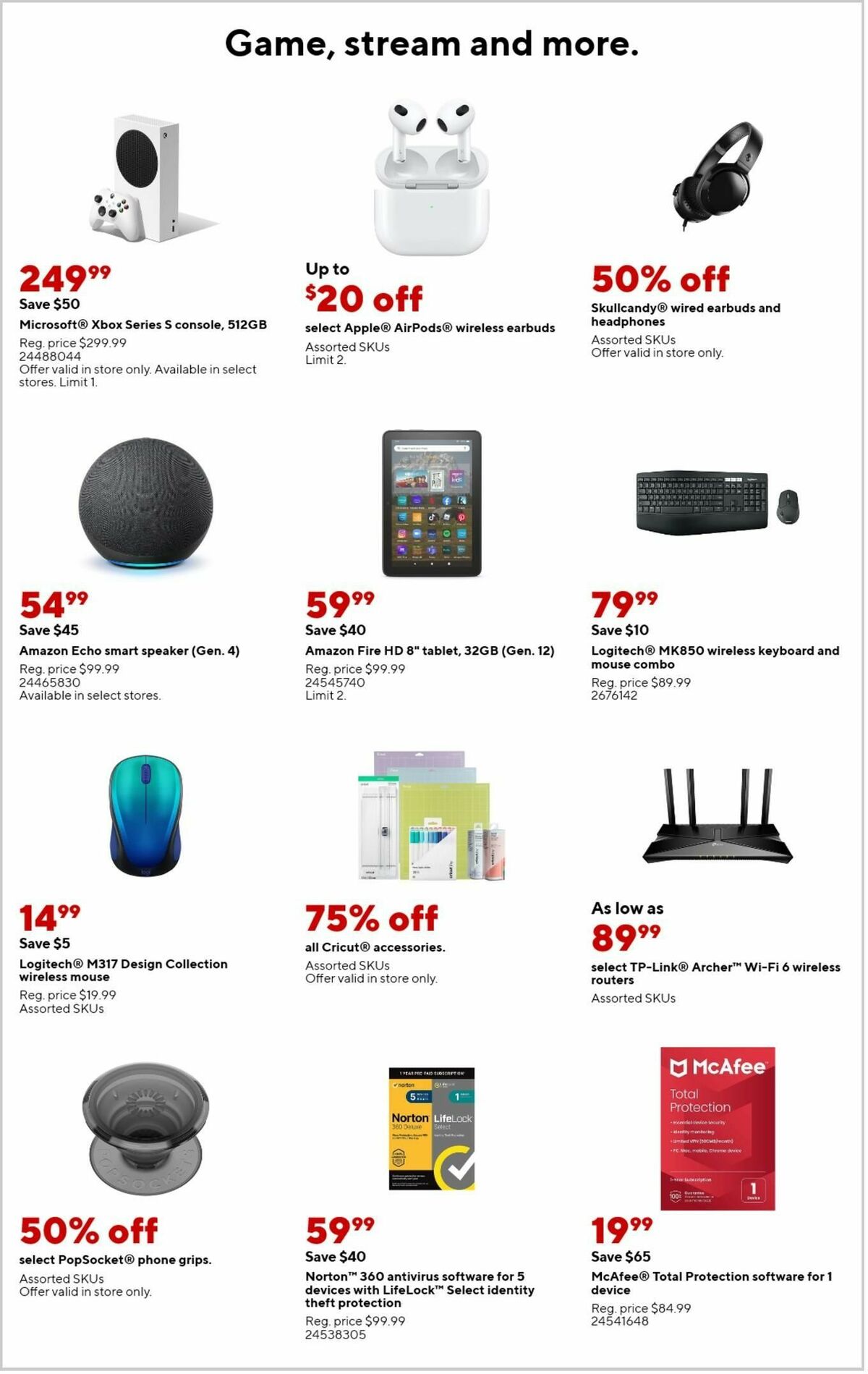 Staples Weekly Ad from October 1