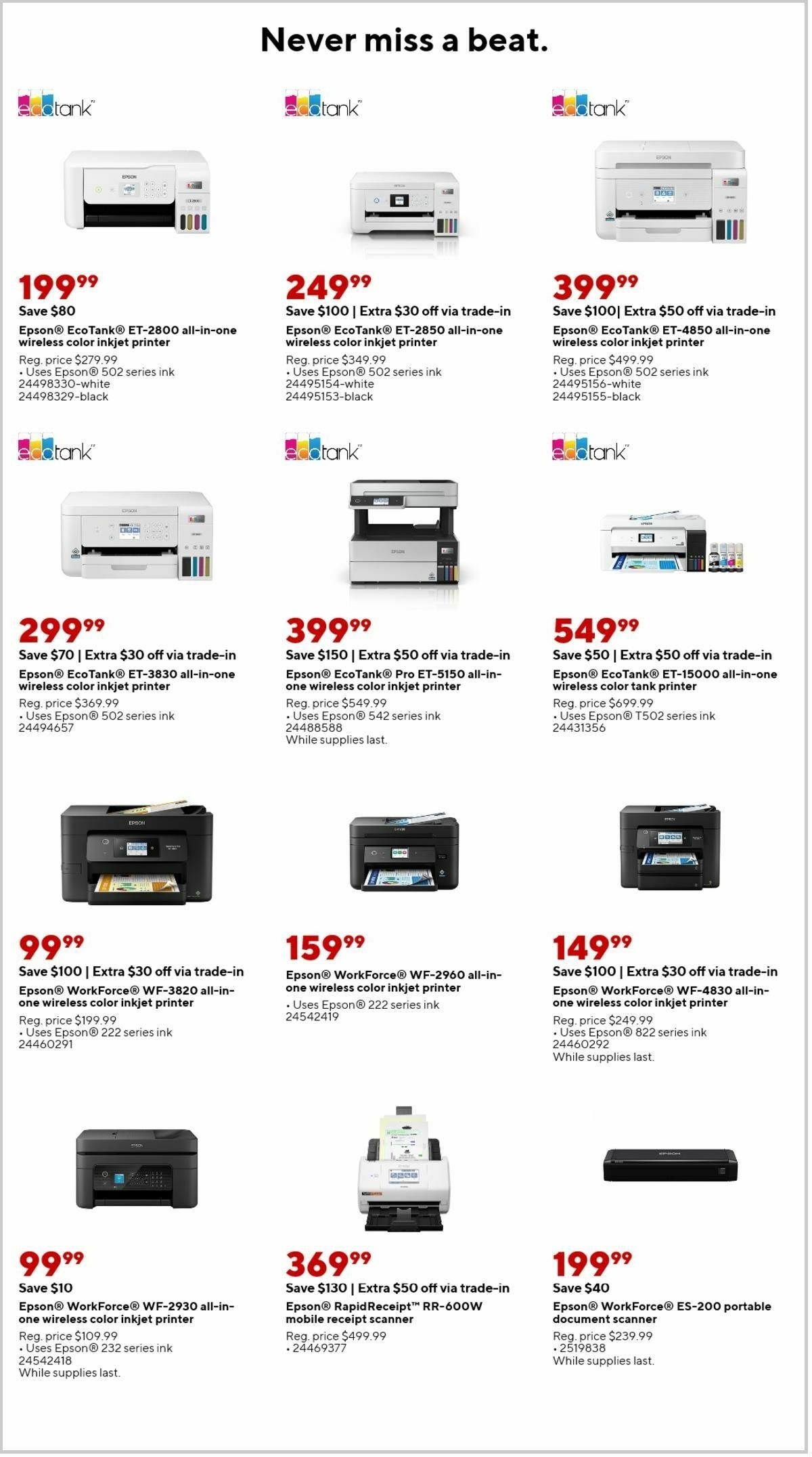 Staples Weekly Ad from October 8