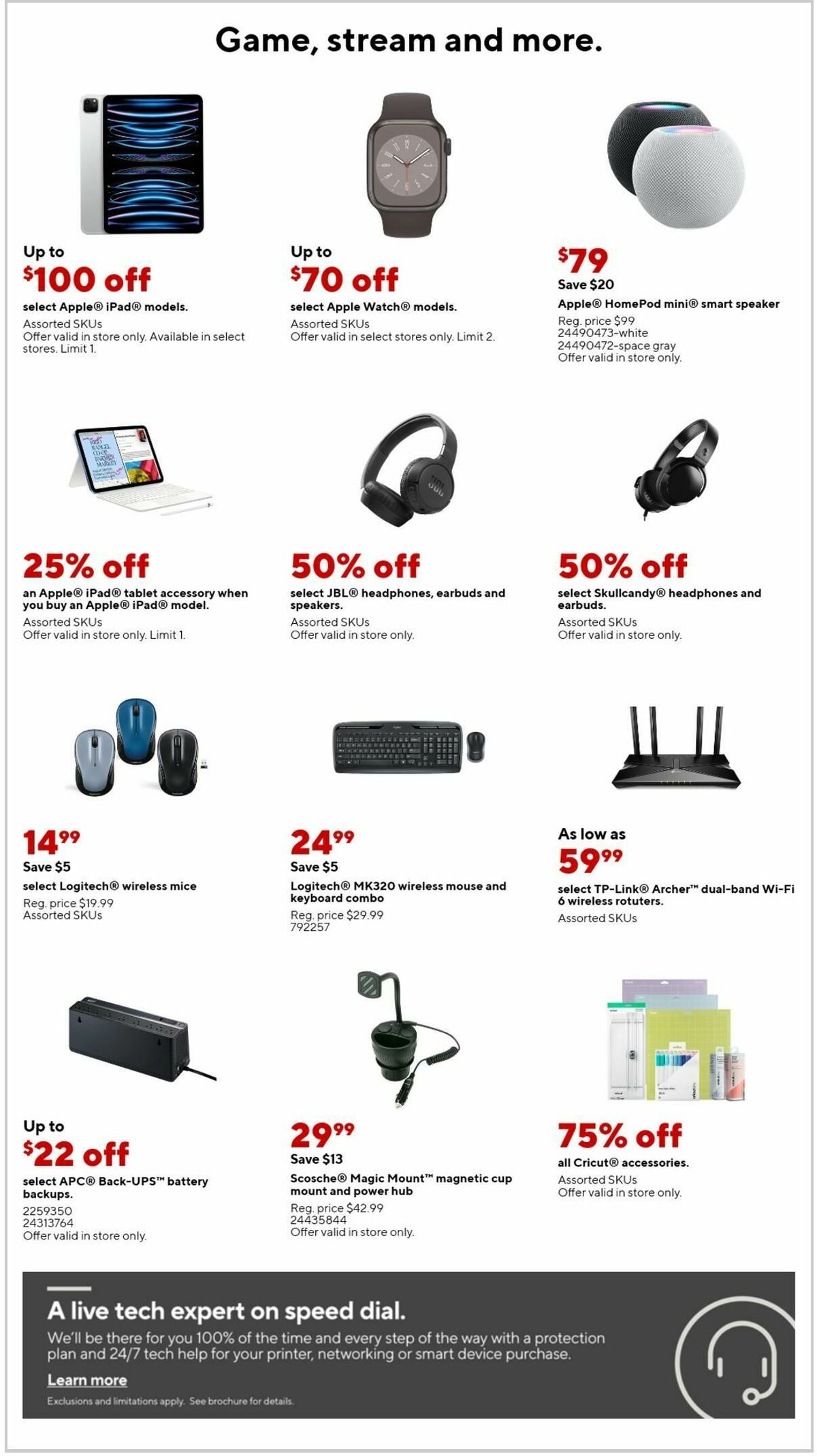 Staples Weekly Ad from October 15