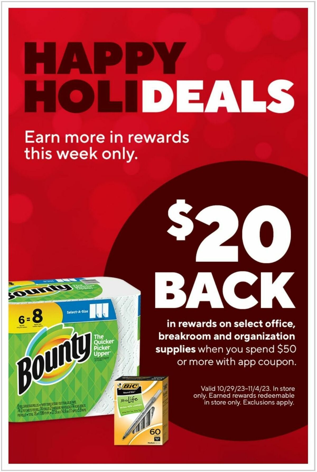 Staples Weekly Ad from October 29