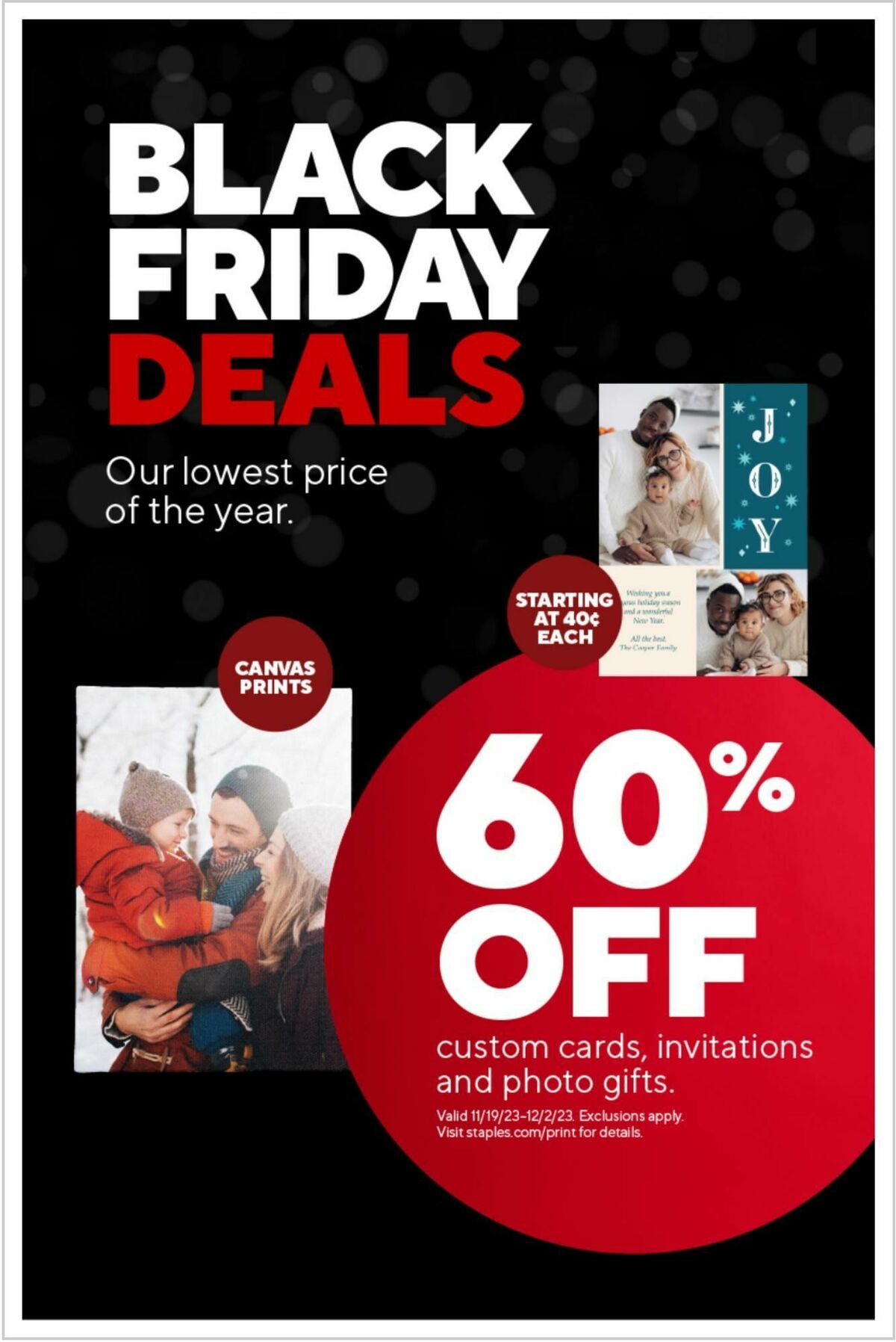 Staples Black Friday Weekly Ad from November 19